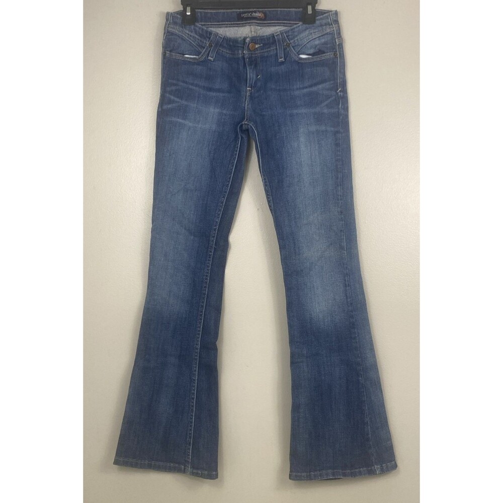 Levi’s Jeans Womens Sz 9M Blue Denim Flared Leg Genuinely Crafted Hippie Vibe